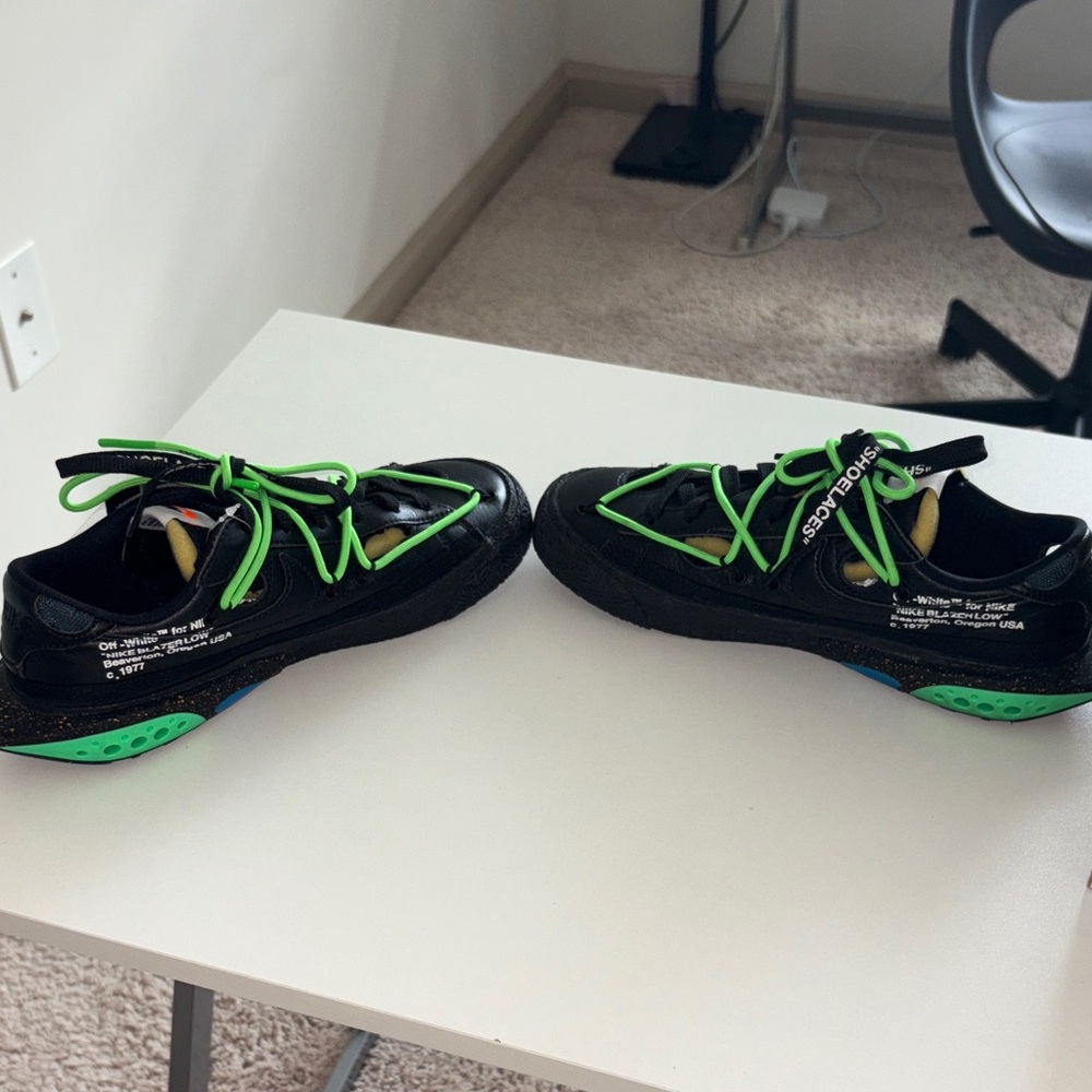 🖤💚Off white Nike collab size 8 blazers - Picture 6 of 9
